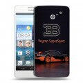 Дизайнерский пластиковый чехол для Huawei Ascend D2 Bugatti