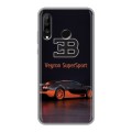 Дизайнерский силиконовый чехол для Huawei P30 Lite Bugatti