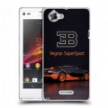 Дизайнерский пластиковый чехол для Sony Xperia L Bugatti