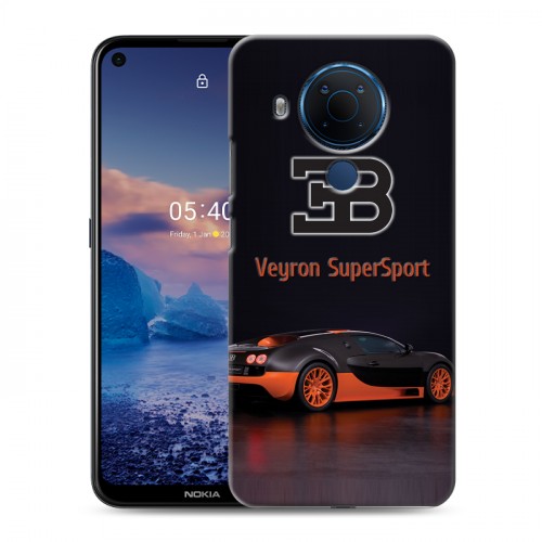 Дизайнерский силиконовый чехол для Nokia 5.4 Bugatti