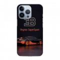 Дизайнерский силиконовый чехол для Iphone 13 Pro Bugatti