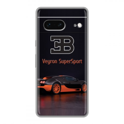 Дизайнерский силиконовый чехол для Google Pixel 7 Bugatti