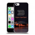 Дизайнерский пластиковый чехол для Iphone 5c Bugatti