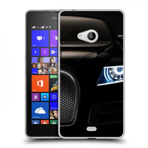 Дизайнерский пластиковый чехол для Microsoft Lumia 540 Bugatti