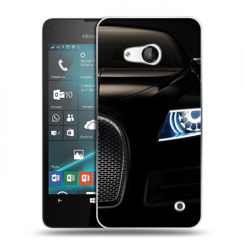 Дизайнерский пластиковый чехол для Microsoft Lumia 550 Bugatti