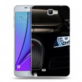 Дизайнерский пластиковый чехол для Samsung Galaxy Note 2 Bugatti