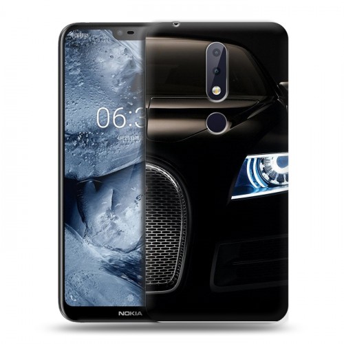 Дизайнерский пластиковый чехол для Nokia 6.1 Plus Bugatti