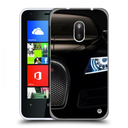 Дизайнерский пластиковый чехол для Nokia Lumia 620 Bugatti