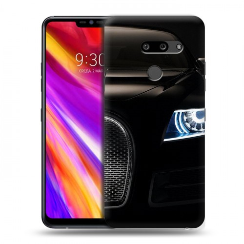 Дизайнерский пластиковый чехол для LG G8 ThinQ Bugatti