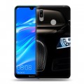 Дизайнерский пластиковый чехол для Huawei Y6 (2019) Bugatti