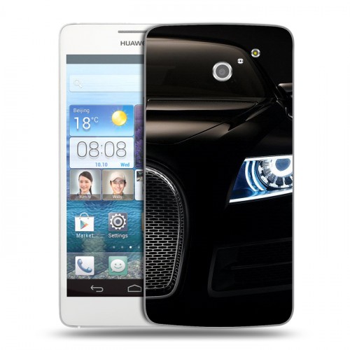 Дизайнерский пластиковый чехол для Huawei Ascend D2 Bugatti