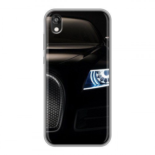 Дизайнерский силиконовый с усиленными углами чехол для Huawei Honor 8s Bugatti