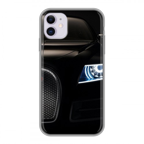 Дизайнерский силиконовый чехол для Iphone 11 Bugatti