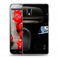 Дизайнерский пластиковый чехол для LG Optimus G Bugatti