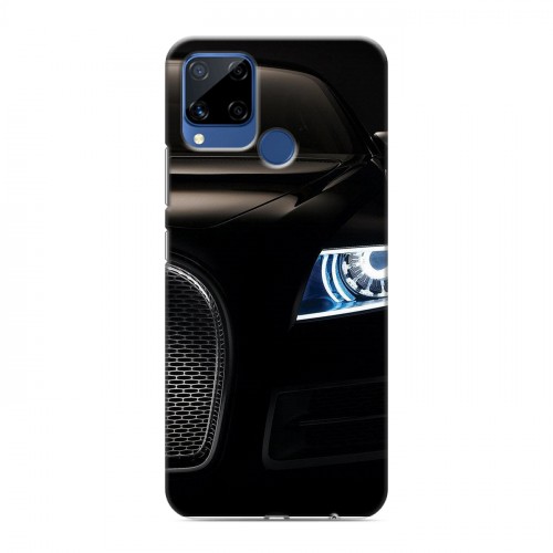 Дизайнерский силиконовый с усиленными углами чехол для Realme C15 Bugatti