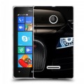 Дизайнерский пластиковый чехол для Microsoft Lumia 435 Bugatti