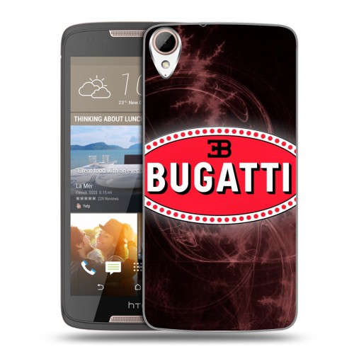 Дизайнерский пластиковый чехол для HTC Desire 828 Bugatti