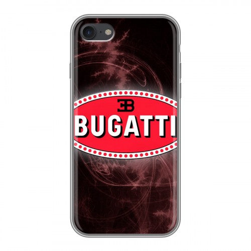 Дизайнерский силиконовый чехол для Iphone 7 Bugatti