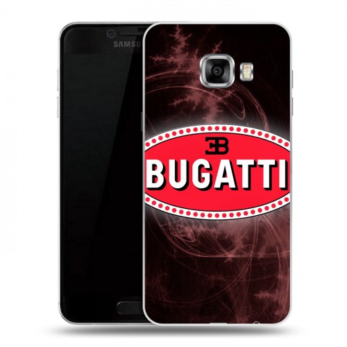 Дизайнерский пластиковый чехол для Samsung Galaxy C5 Bugatti