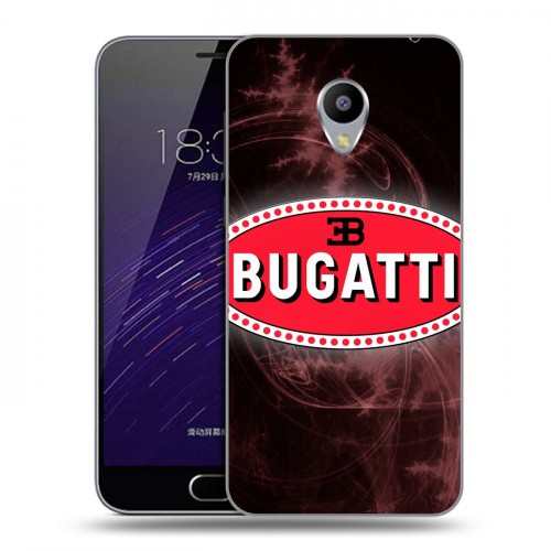 Дизайнерский силиконовый чехол для Meizu M3s Mini Bugatti