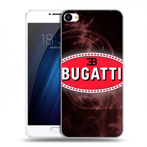 Дизайнерский пластиковый чехол для Meizu U20 Bugatti