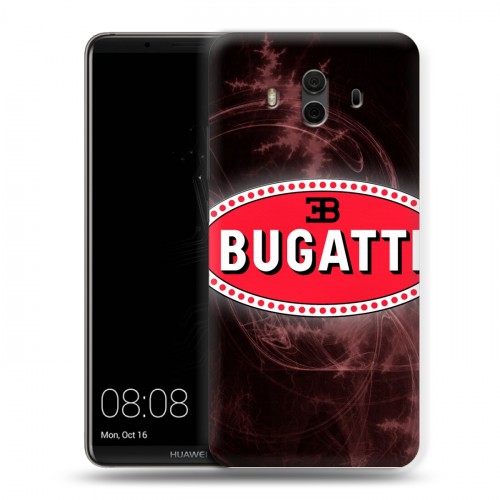 Дизайнерский пластиковый чехол для Huawei Mate 10 Bugatti