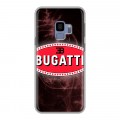 Дизайнерский пластиковый чехол для Samsung Galaxy S9 Bugatti