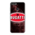 Дизайнерский силиконовый чехол для Huawei P Smart Bugatti