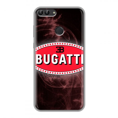 Дизайнерский силиконовый чехол для Huawei P Smart Bugatti