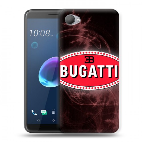 Дизайнерский пластиковый чехол для HTC Desire 12 Bugatti