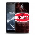 Дизайнерский силиконовый чехол для Nokia 3.1 Bugatti