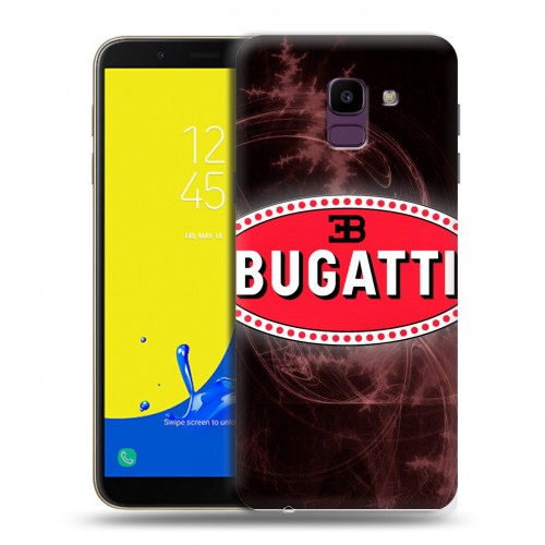 Дизайнерский пластиковый чехол для Samsung Galaxy J6 Bugatti