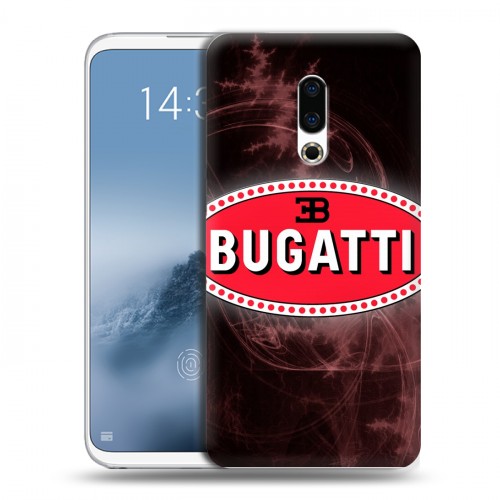 Дизайнерский силиконовый чехол для Meizu 16th Plus Bugatti