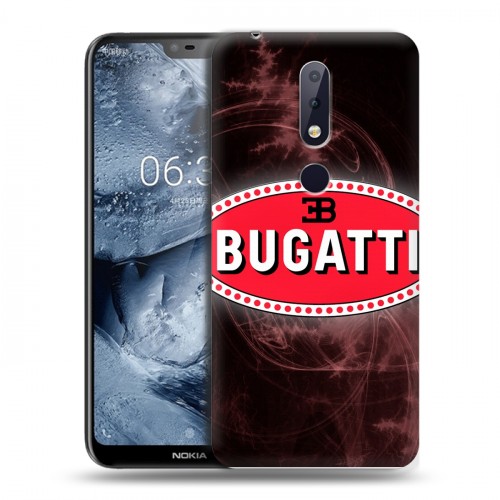 Дизайнерский силиконовый чехол для Nokia 6.1 Plus Bugatti