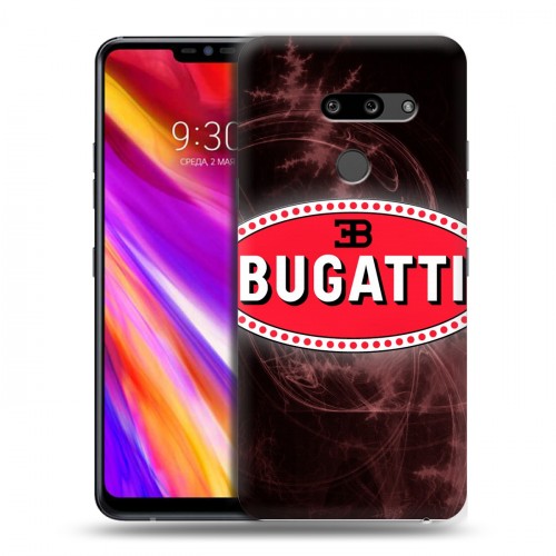 Дизайнерский пластиковый чехол для LG G8 ThinQ Bugatti