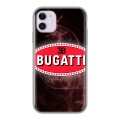 Дизайнерский пластиковый чехол для Iphone 11 Bugatti