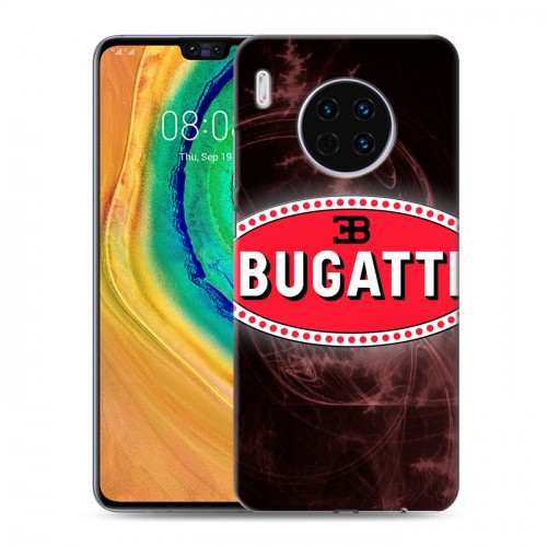 Дизайнерский пластиковый чехол для Huawei Mate 30 Bugatti