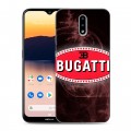 Дизайнерский пластиковый чехол для Nokia 2.3 Bugatti