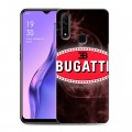 Дизайнерский силиконовый с усиленными углами чехол для OPPO A31 Bugatti