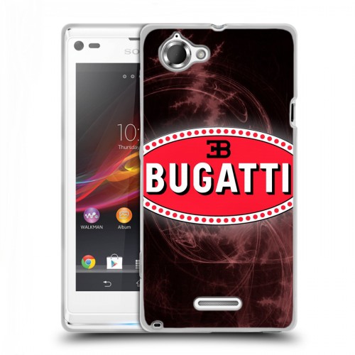 Дизайнерский пластиковый чехол для Sony Xperia L Bugatti