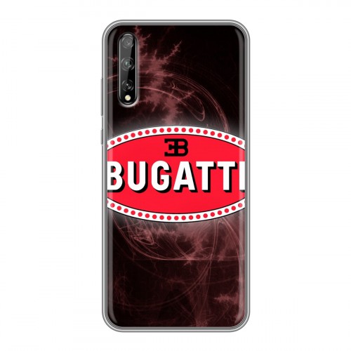 Дизайнерский силиконовый чехол для Huawei Y8p Bugatti