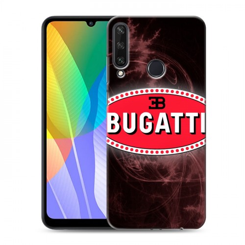 Дизайнерский пластиковый чехол для Huawei Y6p Bugatti