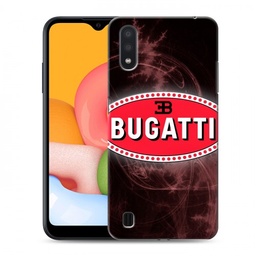 Дизайнерский силиконовый чехол для Samsung Galaxy M01 Bugatti