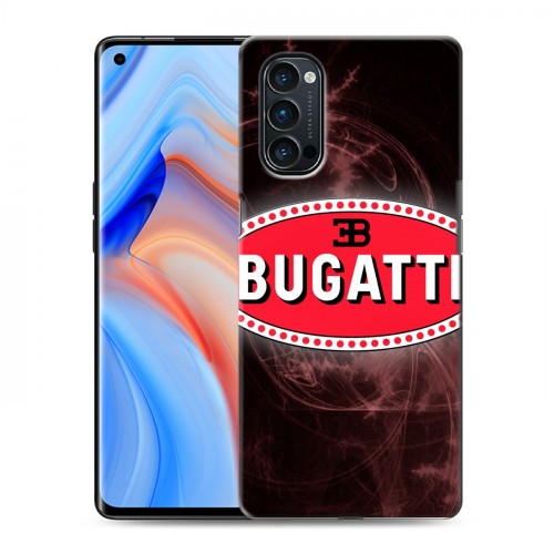 Дизайнерский пластиковый чехол для OPPO Reno4 Pro Bugatti