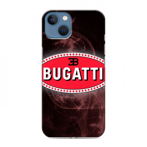Дизайнерский силиконовый чехол для Iphone 13 Bugatti