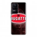 Дизайнерский силиконовый чехол для Xiaomi Poco F4 Bugatti