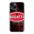 Дизайнерский пластиковый чехол для Iphone 14 Bugatti