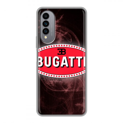 Дизайнерский силиконовый чехол для Wiko T50 Bugatti