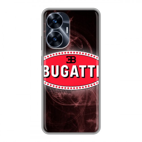Дизайнерский пластиковый чехол для Realme C55 Bugatti