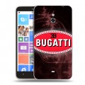 Дизайнерский пластиковый чехол для Nokia Lumia 1320 Bugatti